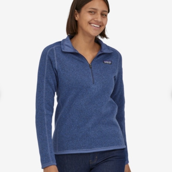 Patagonia Better Sweater® 1/4-Zip Fleece Current Blue Medium - Picture 1 of 7